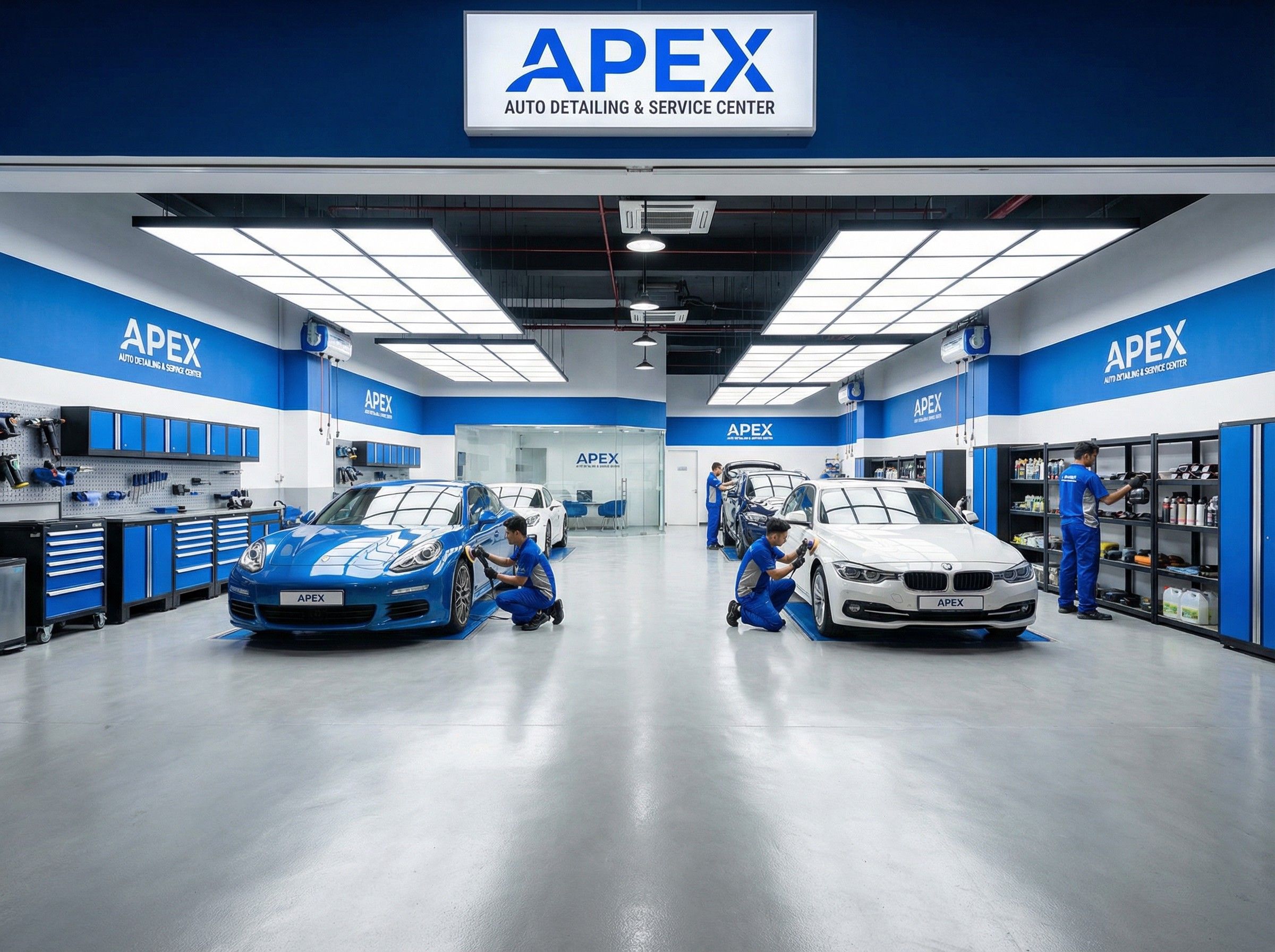汽車服務店內環境