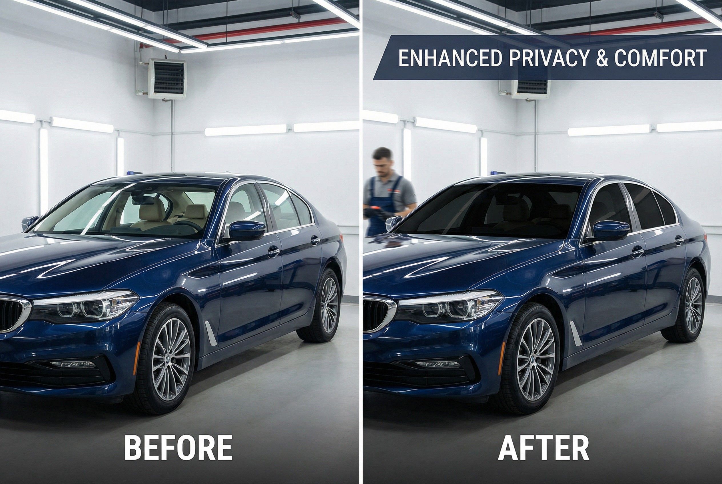 隔熱紙施工完成