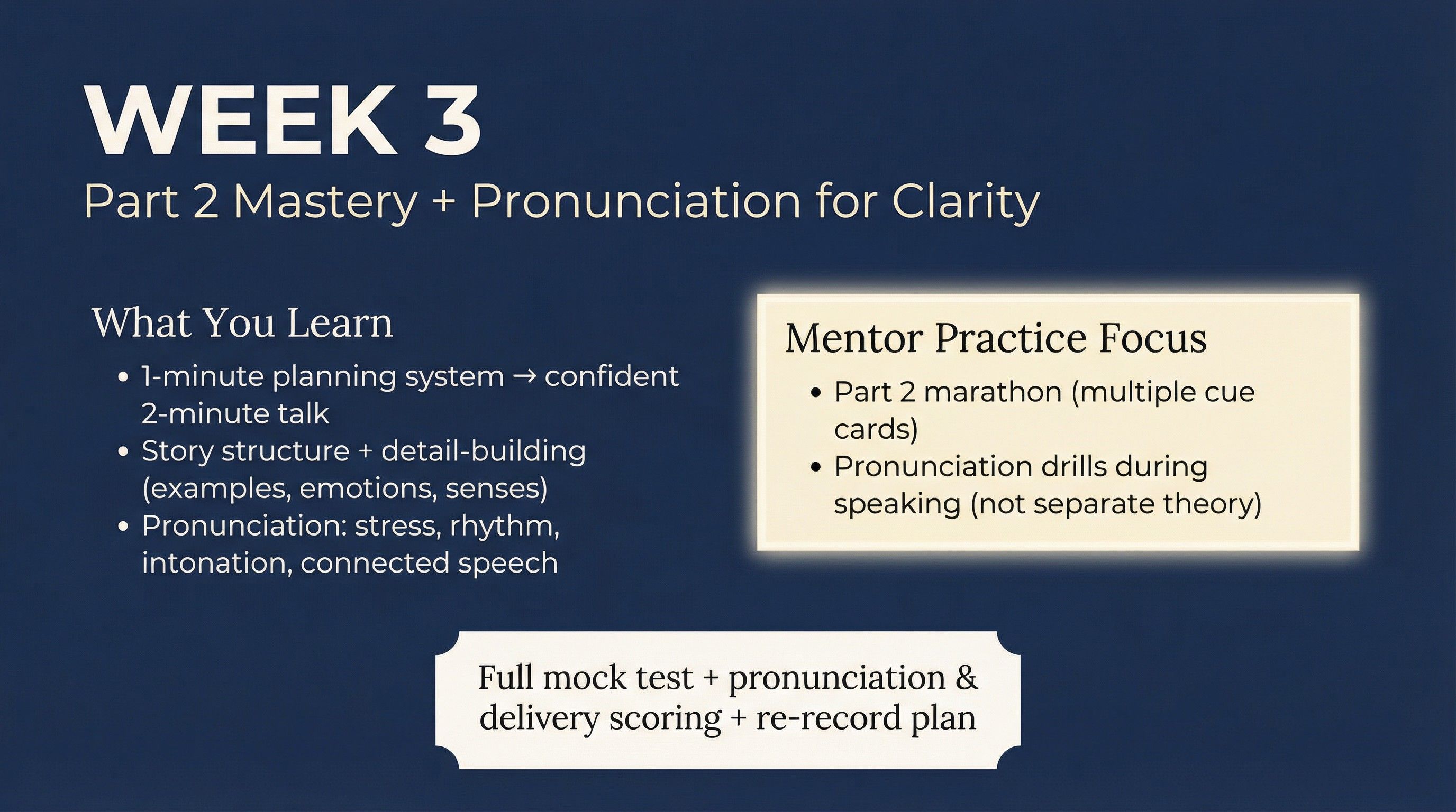 Week 3 - Part 2 Mastery